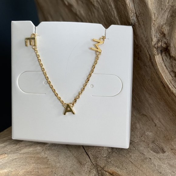 Gold Necklace-Dreamer/Dainty 16"-19" - Picture 3 of 5